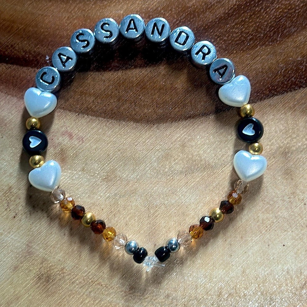 5 for $10 Taylor Swift Handmade Friendship Beaded Bracelet
“Cassandra”